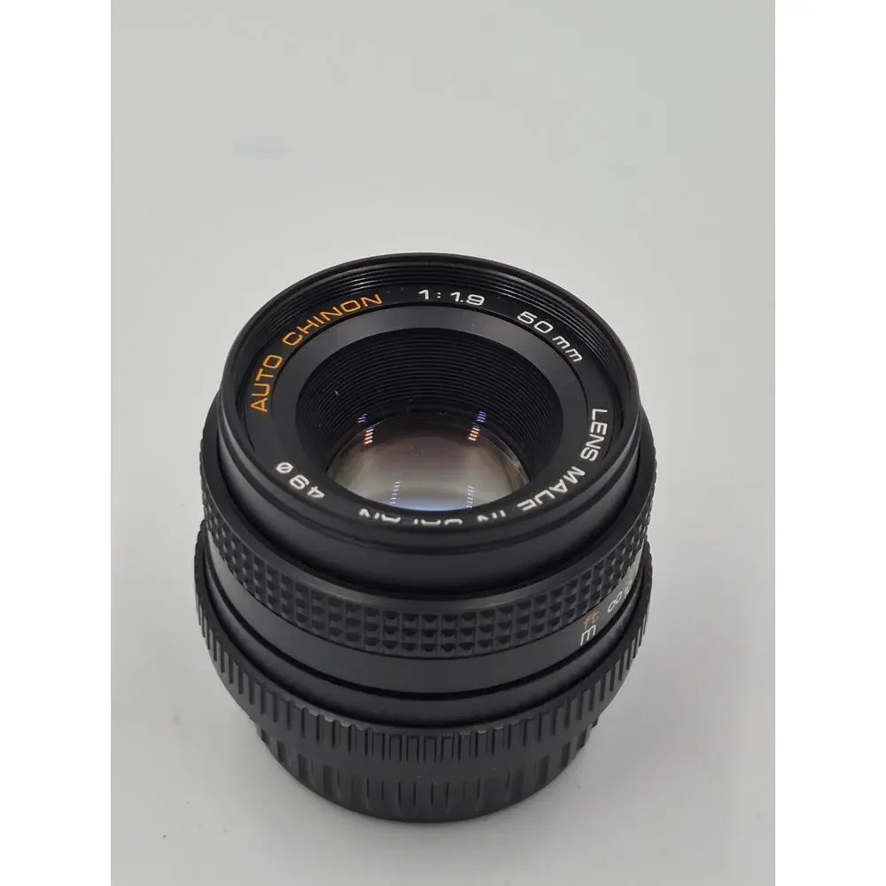 Chinon 50mm F/1.9 Auto Manual Focus Lens For Pentax K Mount With Case Vintage
